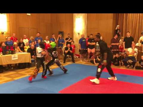 31.05-03.06.2017 ISKA WM Athen Tyler Felde- Sugambrer Fightclub Sieg im Finale LK -40kg
