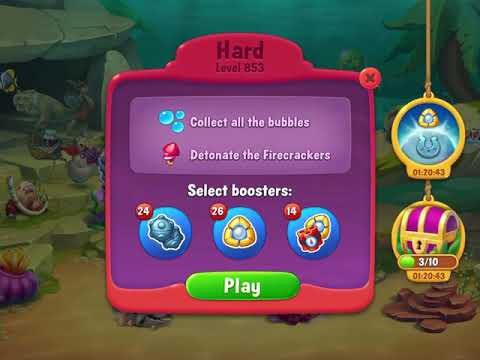 Fishdom level 853 - no boosters