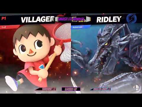 Javi (Villager) vs AdmiralCrunch (Ridley) - Smash at Windu's 04/16/22 - Grand Finals