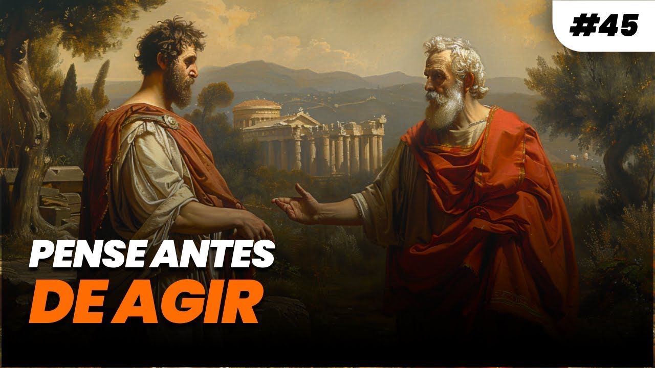 DIÁRIO ESTOICO #045 PENSE ANTES DE AGIR | Estoicismo