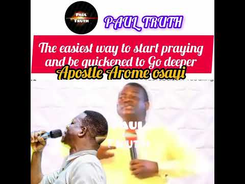The easiest way to start praying and be quickened to Go deeper #apostleeduprayers #prayday 