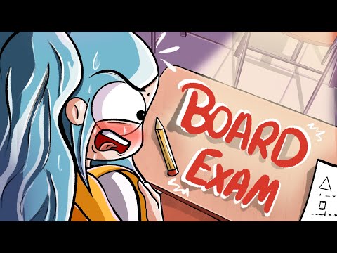 Life Of A Student During Board Exam | Ft. Board Exam #animation