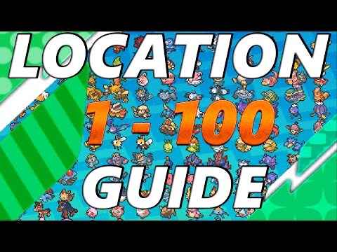 Pokémon Sun and Moon: Location Guide Pokemon 1 - 100