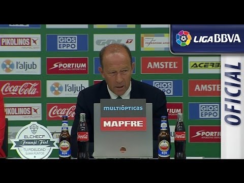 Rueda de Prensa de Calderón tras el Elche CF (0-0) Real Betis - HD