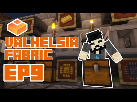 Valhelsia Fabric Let's Play EP 9: AE2 Early Auto Inscribers + Auto Crafting Basics | Minecraft 1.17