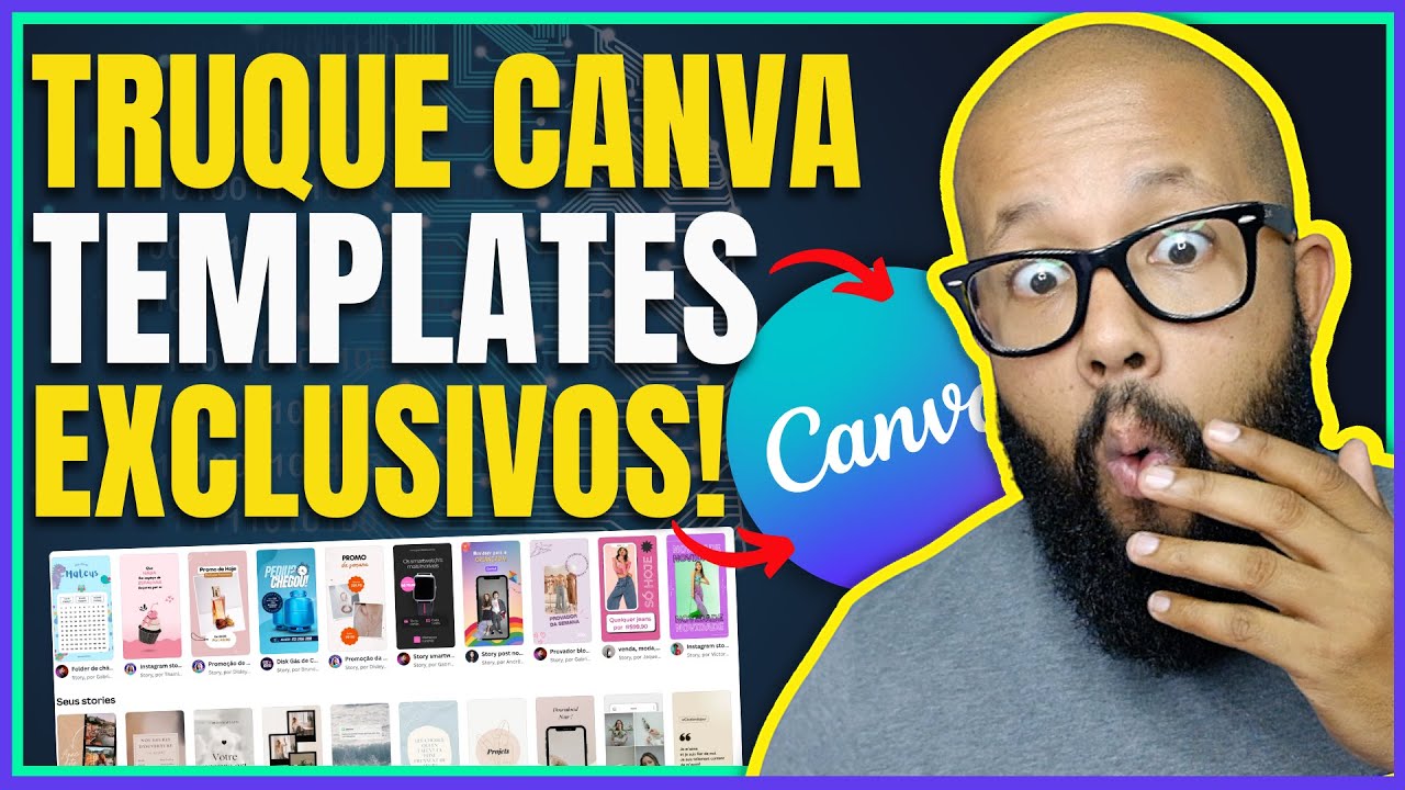 ✨ Truque Secreto CANVA - Como Encontrar milhões de templates Canva