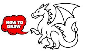 How to Draw a Dragon (EASY Step-by-Step Tutorial!)