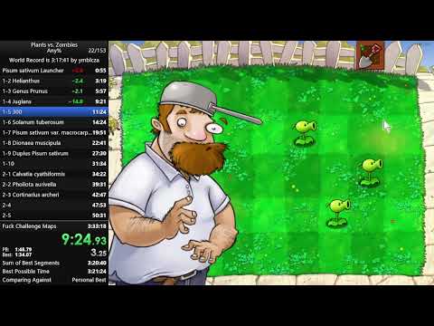 Plants vs. Zombies Any% Commentated Marathon Submission Run
