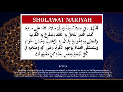 Sholawat Nariyah 41x Dzikir Ba'dha Subuh penarik Rizeki
