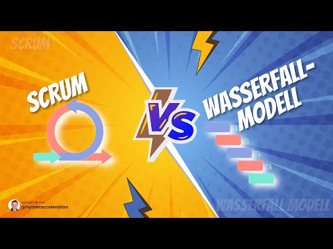 Scrum vs Wasserfall Modell einfach erklärt | Hymer Acceleration
