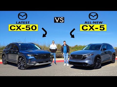 Thumbnail for SIBLING SHOWDOWN! -- NEW 2026 Mazda CX-5 vs. 2026 Mazda CX-50: Comparison by Mazda