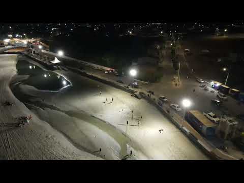 Praia de Upanema em Areia Branca a noite