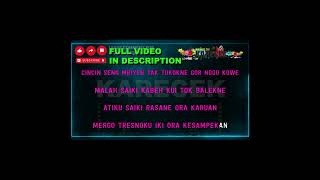 Karaoke Nella Kharisma Ft  Ardrian Ora Sido Rabi 4K