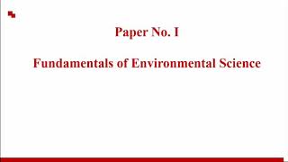 Title: Fundamentals of Environmental Science (Soil Erosion)