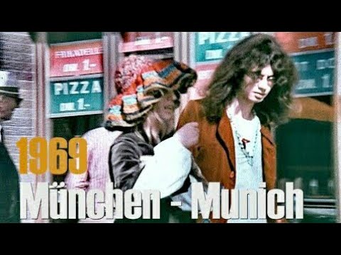 München 1969 - Munich - Stadtleben - Hippies & bavarian lifestyle