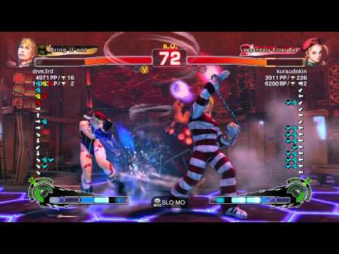 SSF4 AE: Sasaki (Cody) vs kuraudokin (Cammy) - Ranked Match (720p HD)