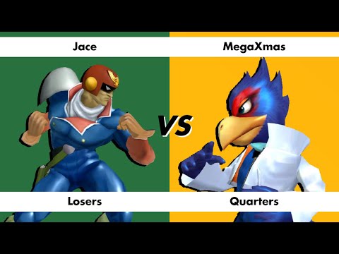 Jace (Captain Falcon) vs. MegaXmas (Falco) - LOSERS QUARTERS - Melee @ Verdugo West #123