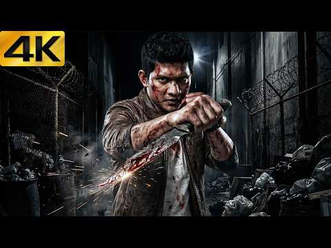 【4K】Película de acción intensa: ¡El mejor mercenario aniquila a toda la banda en la calle!