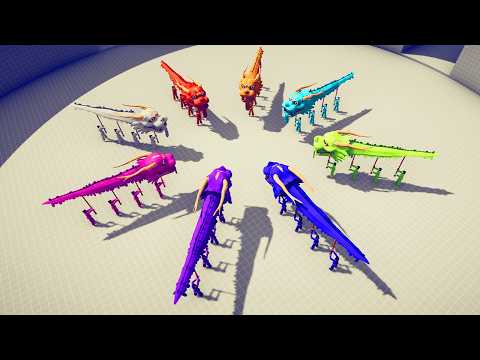 Who Wins? 8 Machina Machines Battle Royale | TABS