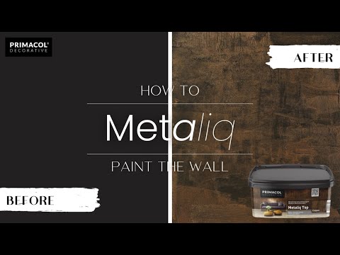DIY | Primacol Decorative | Metaliq paint | Instructional Video | Accent Wall