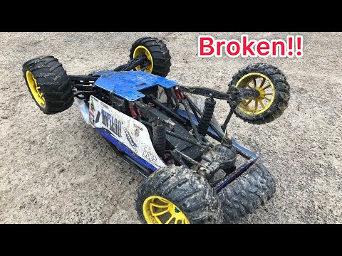 Ftx outlaw brushless!! (Broken axle and more…!!