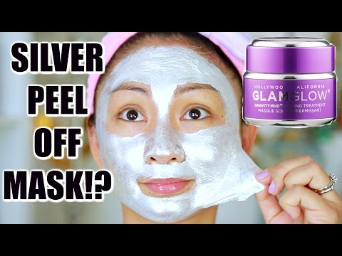 SILVER PEELING MASK! GLAM GLOW GRAVITYMUD FIRMING TREATMENT MASK!
