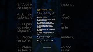 7 VERDADES DURAS SOBRE A VIDA: