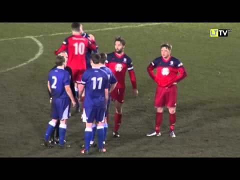 Leek Town FC v Market Drayton Town FC -  Action - 16/02/16