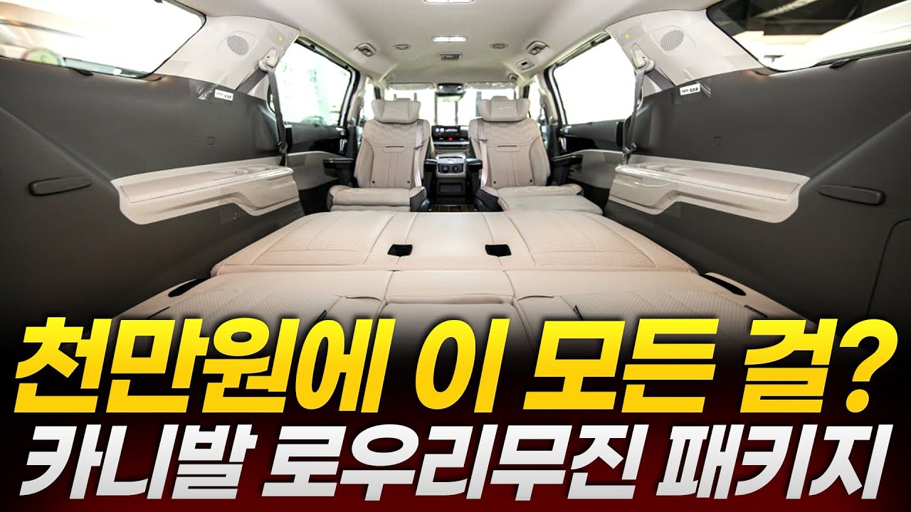 [239화] 카니발 로우리무진 패키지! 천만원에 모두 가능합니다!