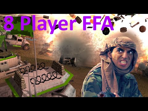 8 Player FFA with VC  | 1v1v1v1v1v1 | No rules | [C&C Zero Hour]