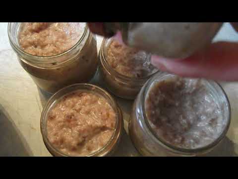 Wurst selber machen,Bollwurst oder auch genannt Zwiebelwurst,, луковую колбасу.