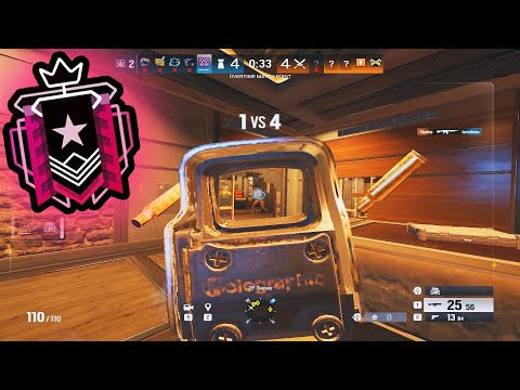 The 4-4 1v4 Overtime Matchpoint Clutch - Rainbow Six Siege