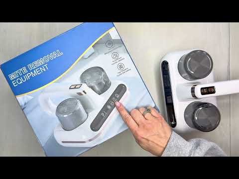 Amzany Bed Mattress Vacuum Cleaner - UV, HEPA & 16Kpa Suction for a Cleaner Home