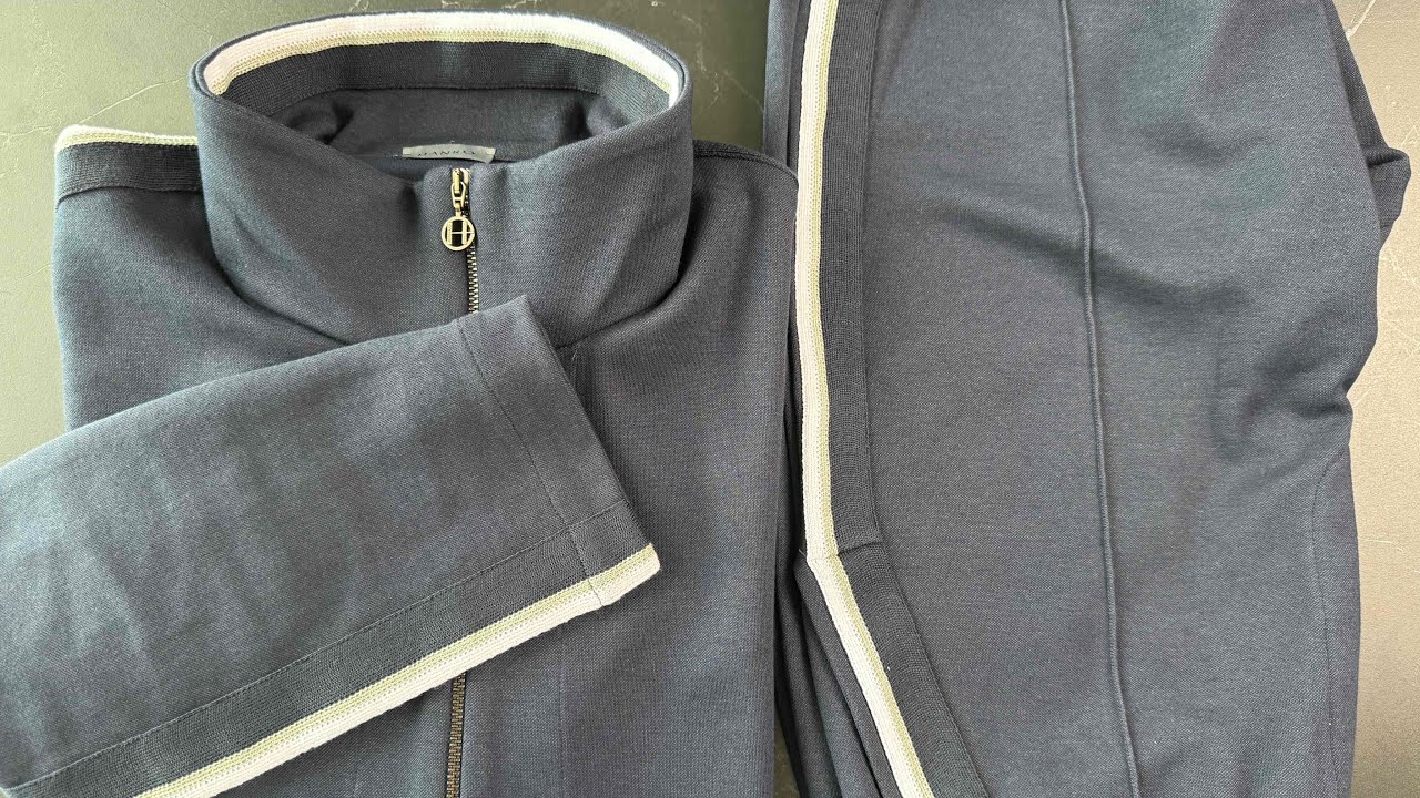 Hanro Yves Jacket and Cotton Blend Shorts Deep Navy