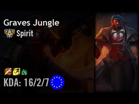 Graves Jungle vs Gragas - Spirit - EUW Challenger Patch 6.13