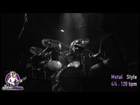 Metal Drum Track 4/4 - 120 bpm
