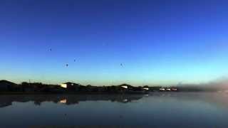 Hot Air Balloons Rising in the Fog - Rezonate: The Journey