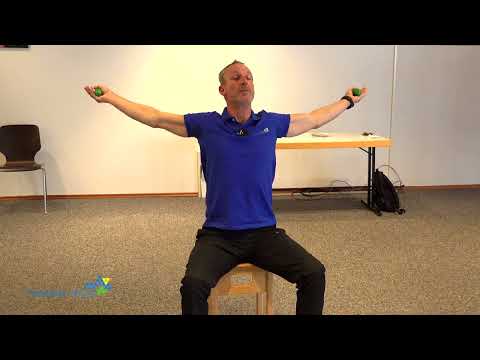 Breathing exercises from pulmonary rehabilitation – 30 minutes