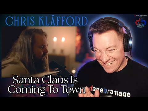 WHO IS THIS GUY?! Chris Kläfford - Santa Claus Is Coming To Town 🇸🇪 REACTION!