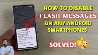 How To Disable Flash Messages On Any Android Smartphones