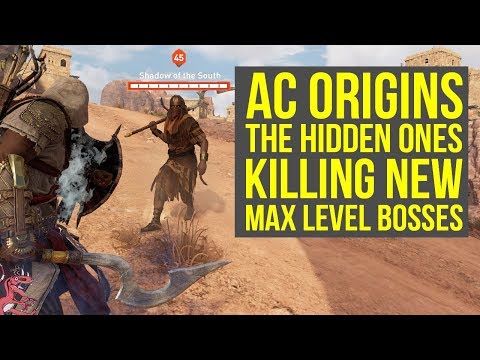 Assassin's Creed Origins DLC Fighting NEW MAX LEVEL BOSSES - Shadows of the Scarab (AC Origins DLC) Video