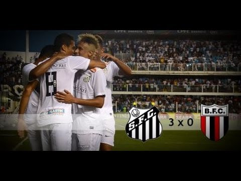 Melhores Momentos   Santos 3 x 0 Botafogo SP   Paulistão 23 01 2013