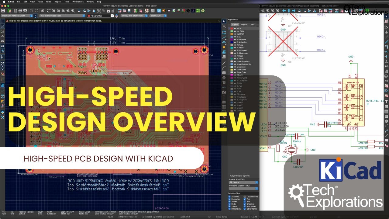 High-Speed PCB Design Guidelines – Understanding Signal Integrity and Impedance in KiCad