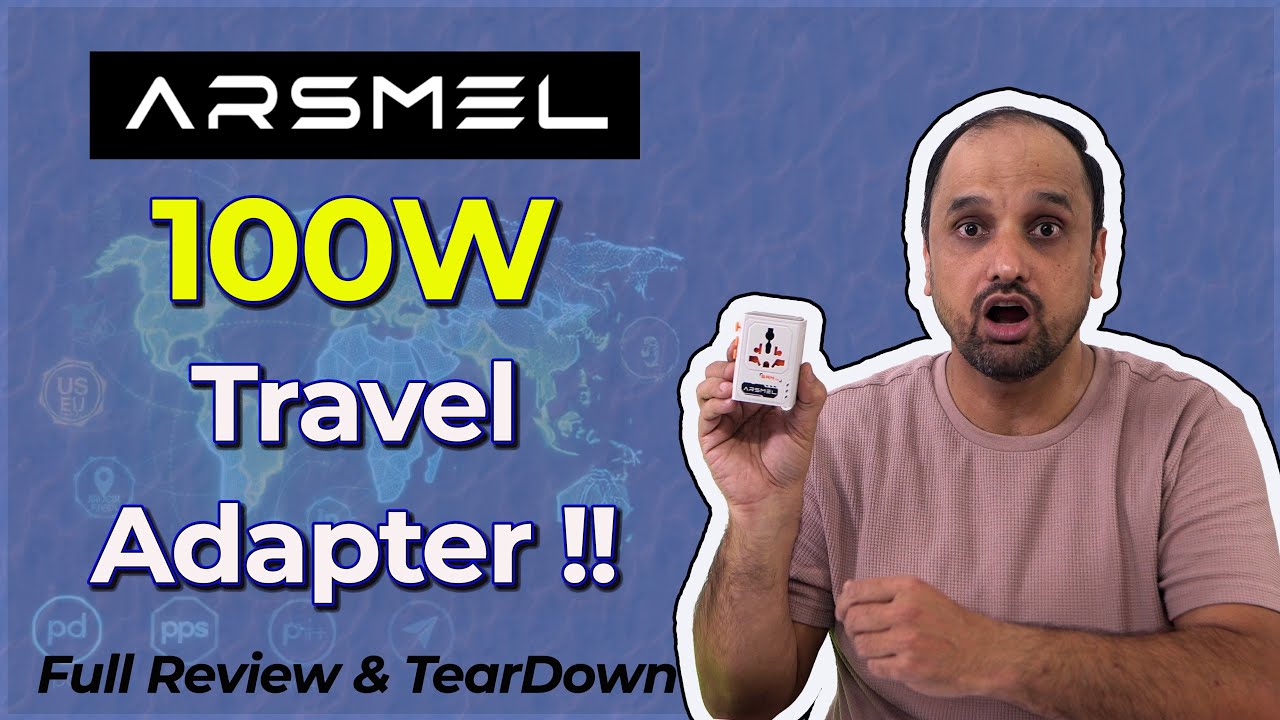 🔥🔥 Smallest 100W Global Travel Adapter! Full Review + GaN Teardown (106W Real Test!)