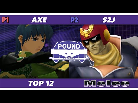 Pound 2021 Top 12 - S2J (Falcon) Vs. Axe (Marth) SSBM Melee Tournament