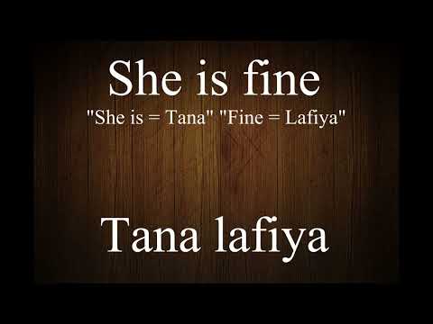 These sentences would improve your Hausa Language . How to speak Hausa for beginners: