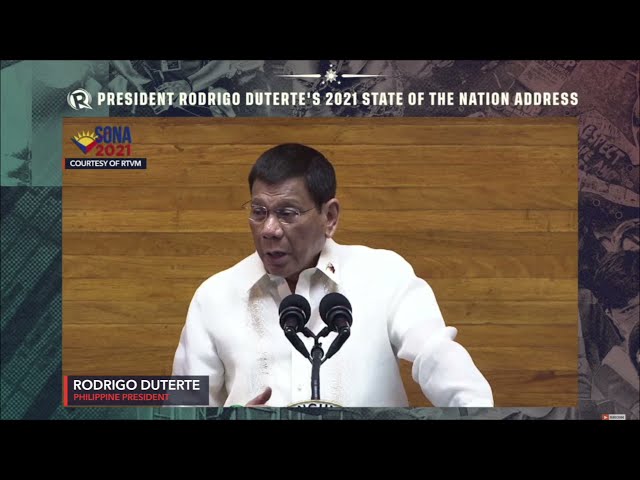 LIVE UPDATES: President Duterte’s final State of the Nation Address | SONA 2021