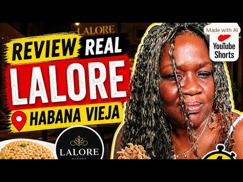 “CRITICO COMIDA REAL EN LA HABANA VIEJA 🍽 LALORE 🔥 SABOR Y PRECIOS REALES”  