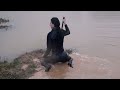 The Leather Girl Boot Walking In High Heels In The Mud
