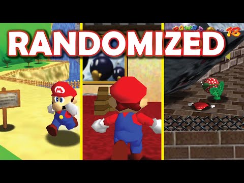 Super Mario 64 Randomizer is hilarious (everything is random)